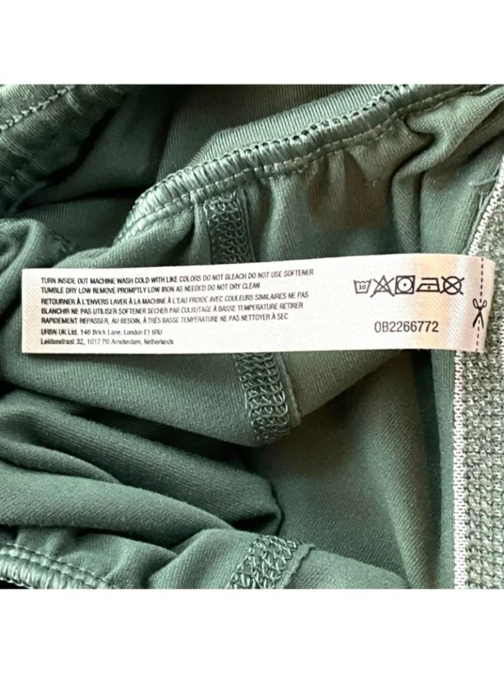 FP Movement Take It Easy Jogger Pants Womens Medium Green High Rise Relaxed